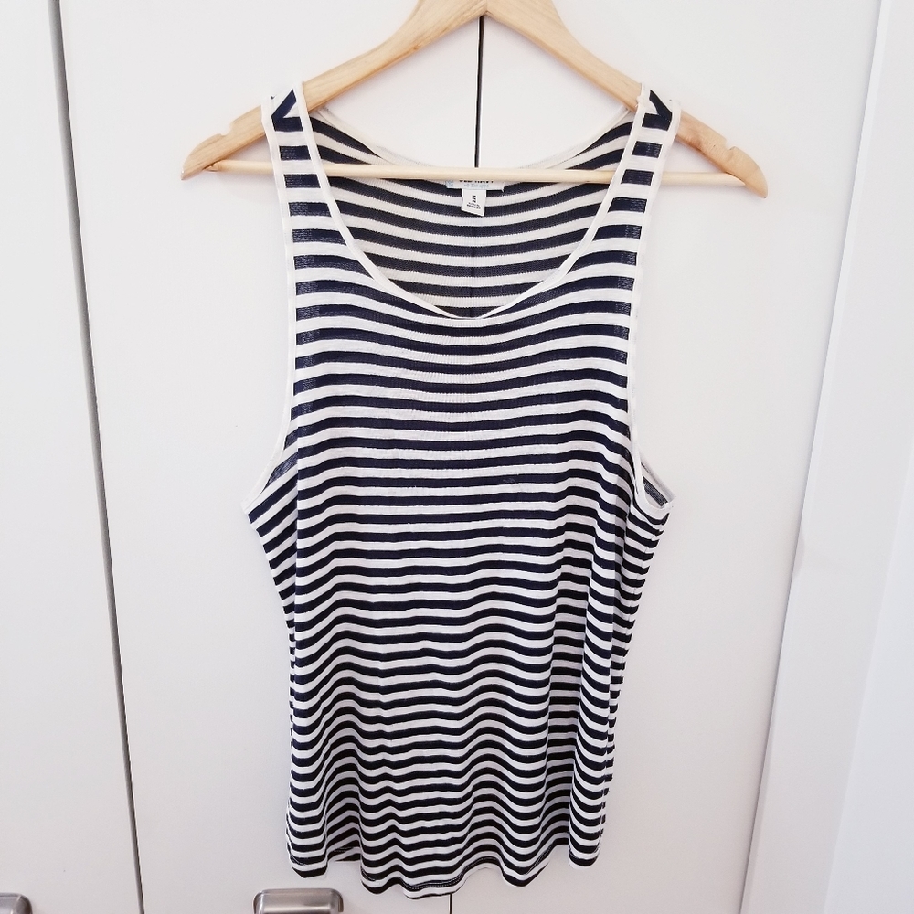 3/$45 Old Navy | Navy White Stripe Tank Sleeveless Top